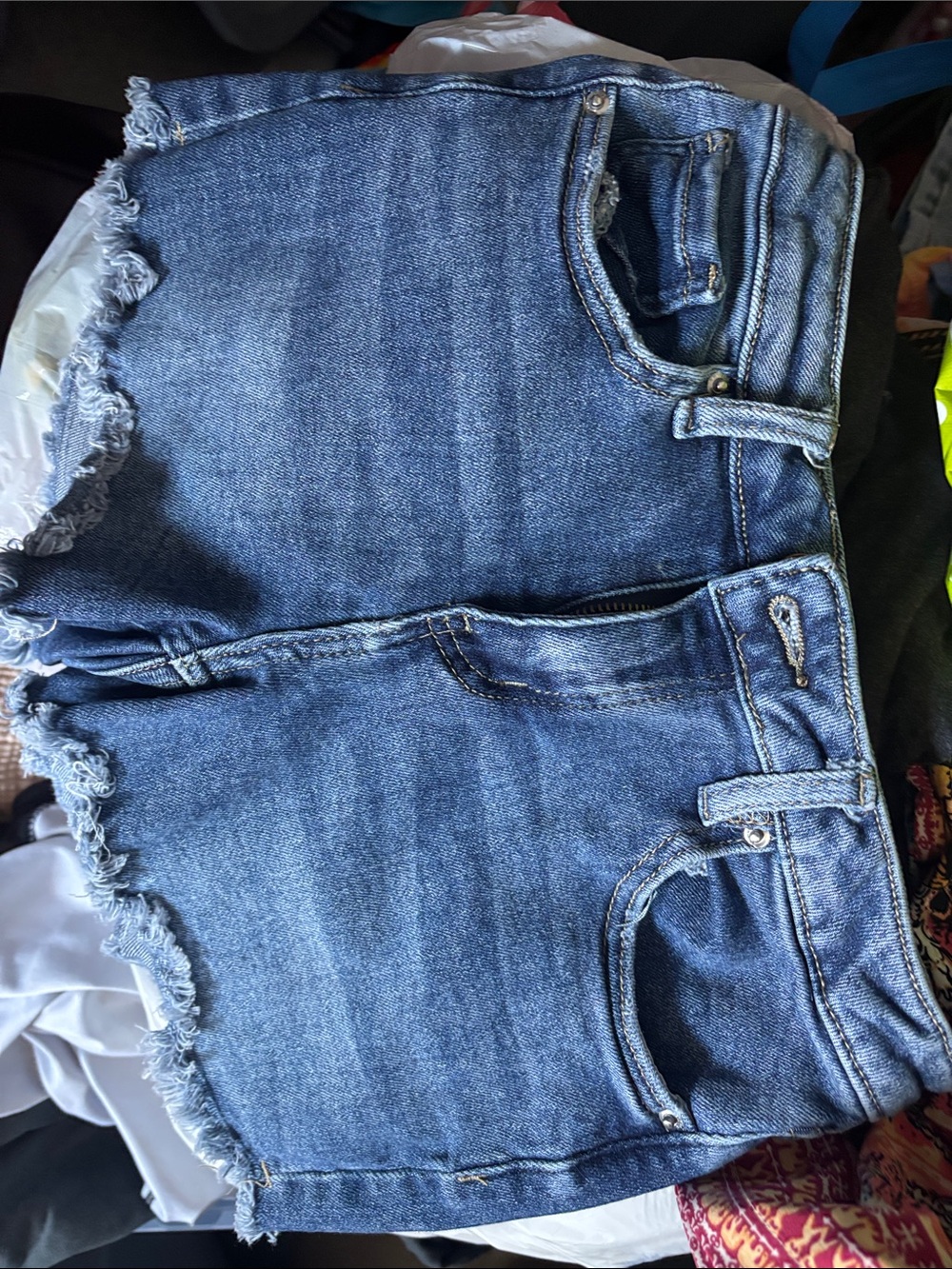 YMI Blue Denim Cutoff Jean Shorts